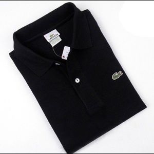 NEW Lacoste Polo Shirt - Men’s Black size 6L
